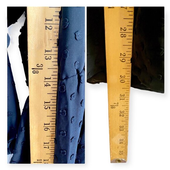 J.Crew Swiss Dot Tiered Midi Dress Black Long Sleeve Sheer Size 2 NWT - Picture 15 of 16